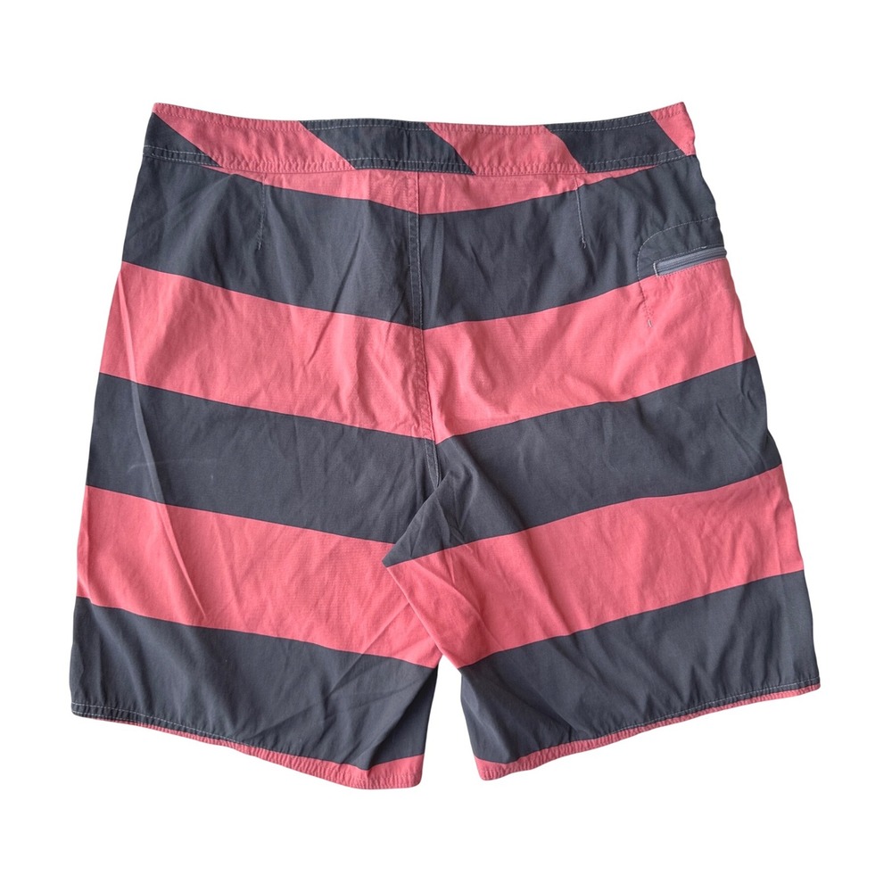 Patagonia Wavefarer Board Shorts Striped Sz 35 Surf Swim Trunks Gorpcore Outdoor - Picture 2 of 8